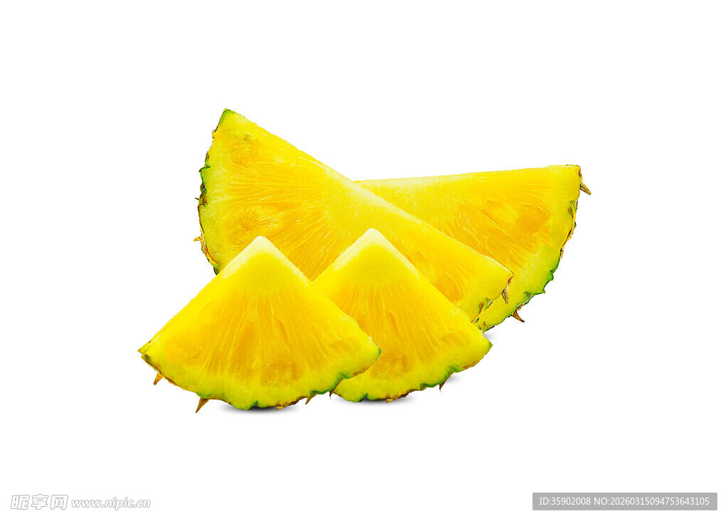 新鲜切片菠萝