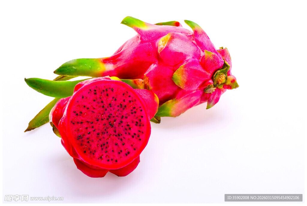 红心火龙果特写