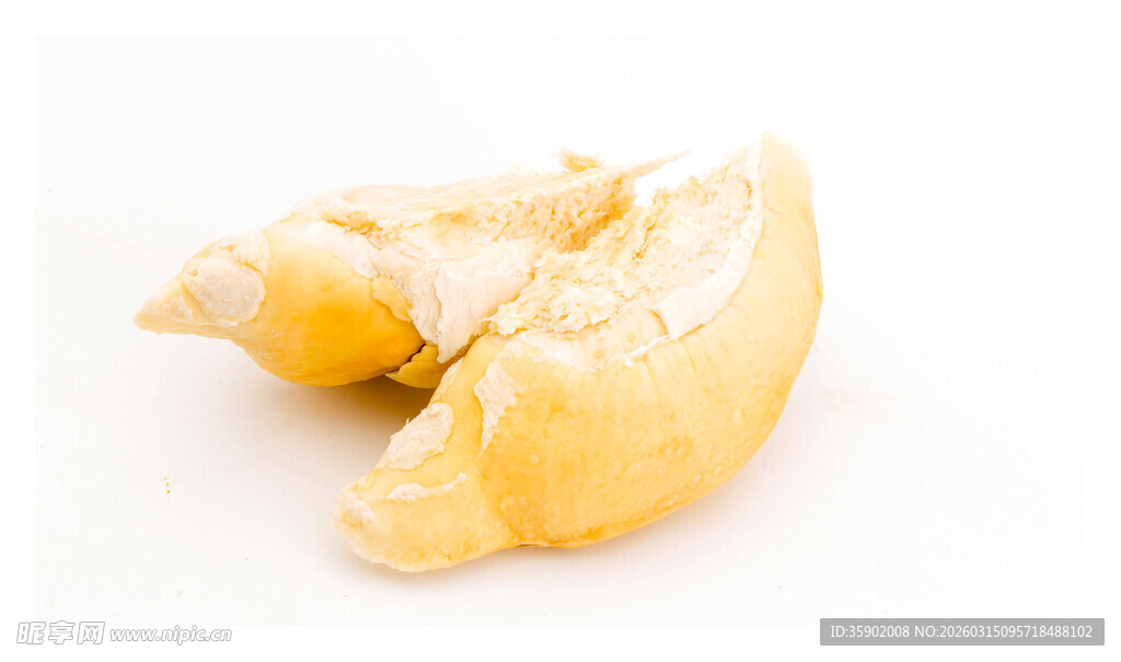 切开的美味榴莲果肉