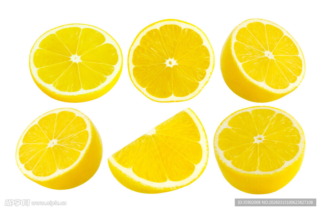 切片柠檬展示