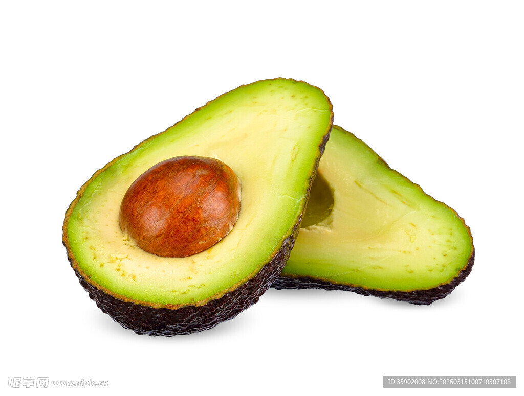 切开的牛油果