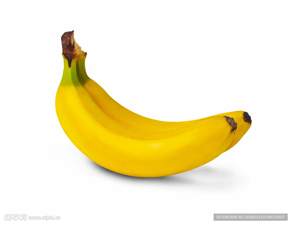 一根鲜黄饱满的香蕉