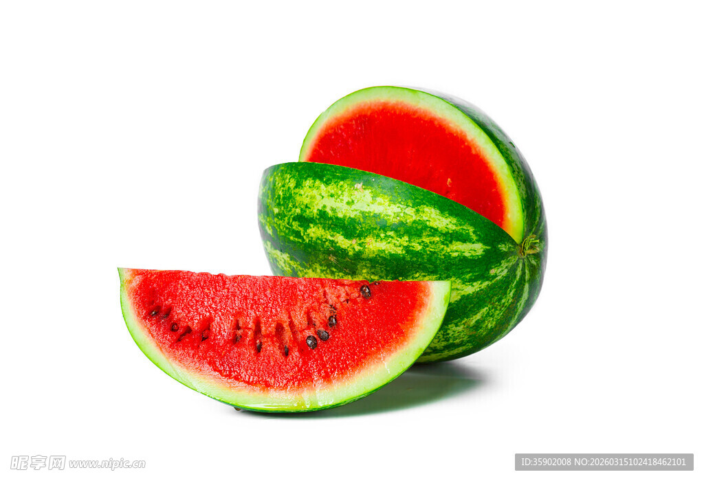 新鲜切块西瓜色泽诱人