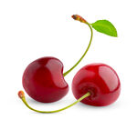 新鲜红樱桃