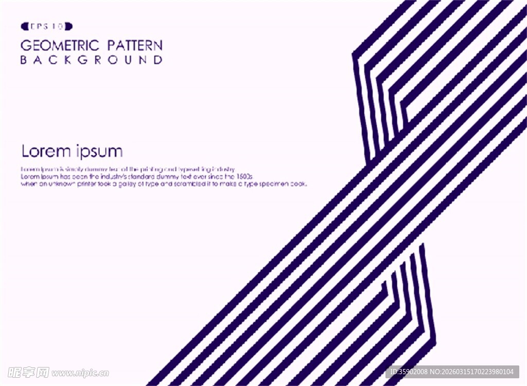 简约条纹用户界面设计图