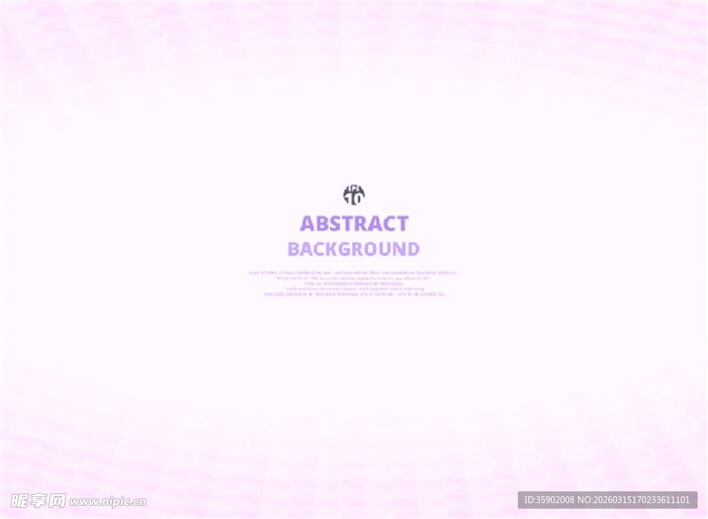 简约淡紫色餐厅品牌标识