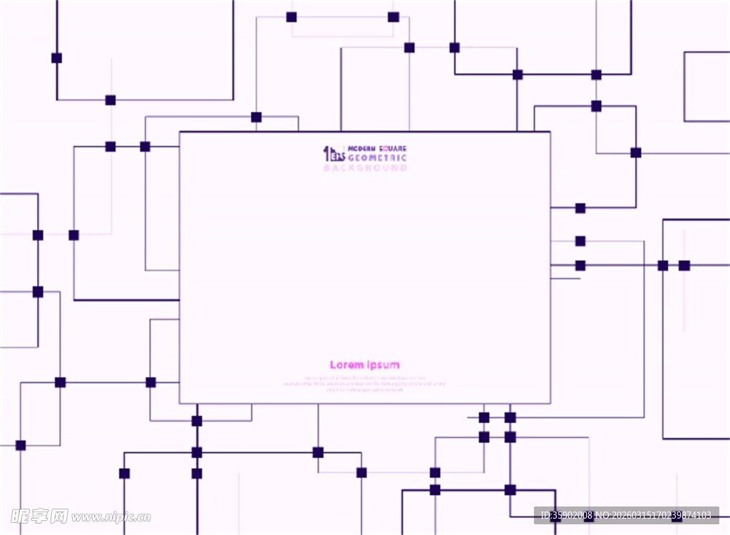 复杂电路网络图案