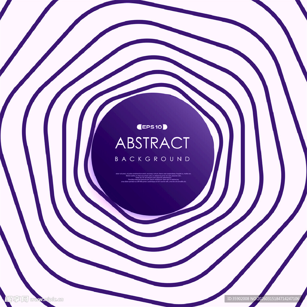 紫色抽象几何线条背景图
