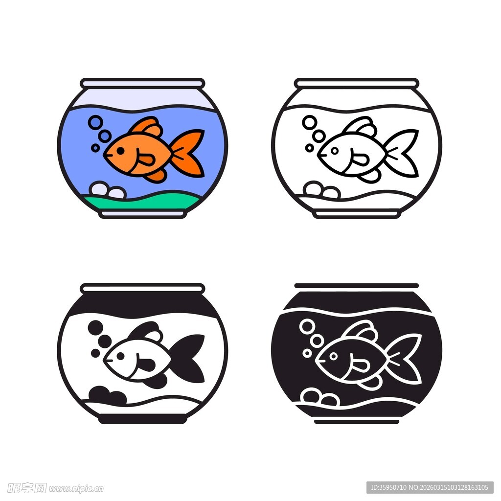 鱼缸金鱼图案