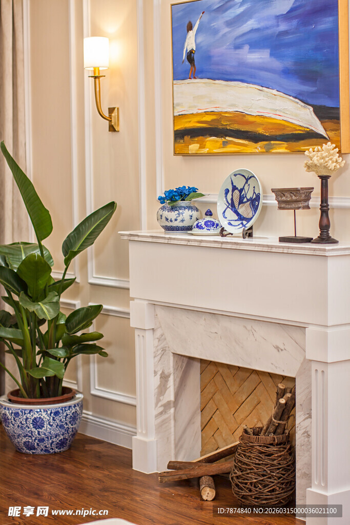 典雅壁炉装饰 尽显家居格调