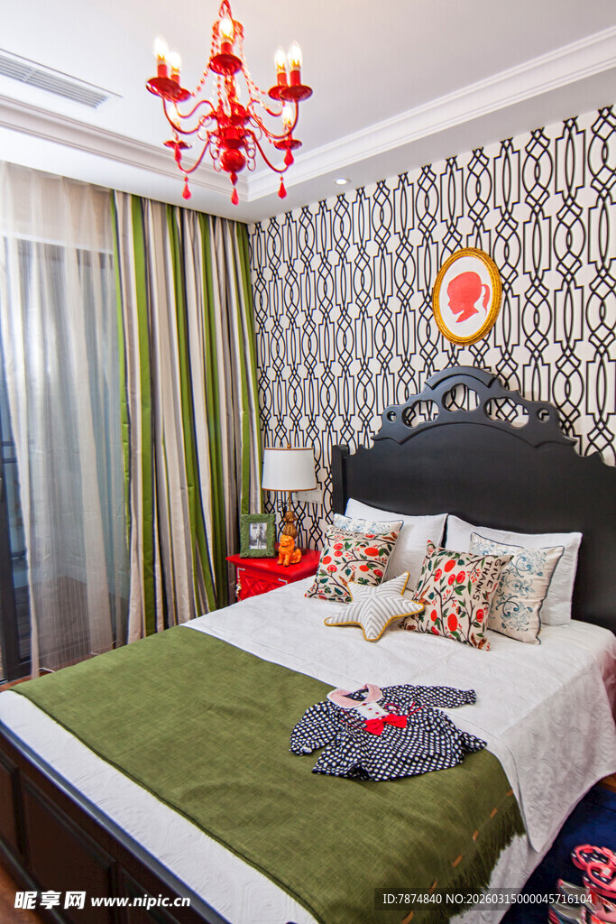 现代风格卧室温馨场景