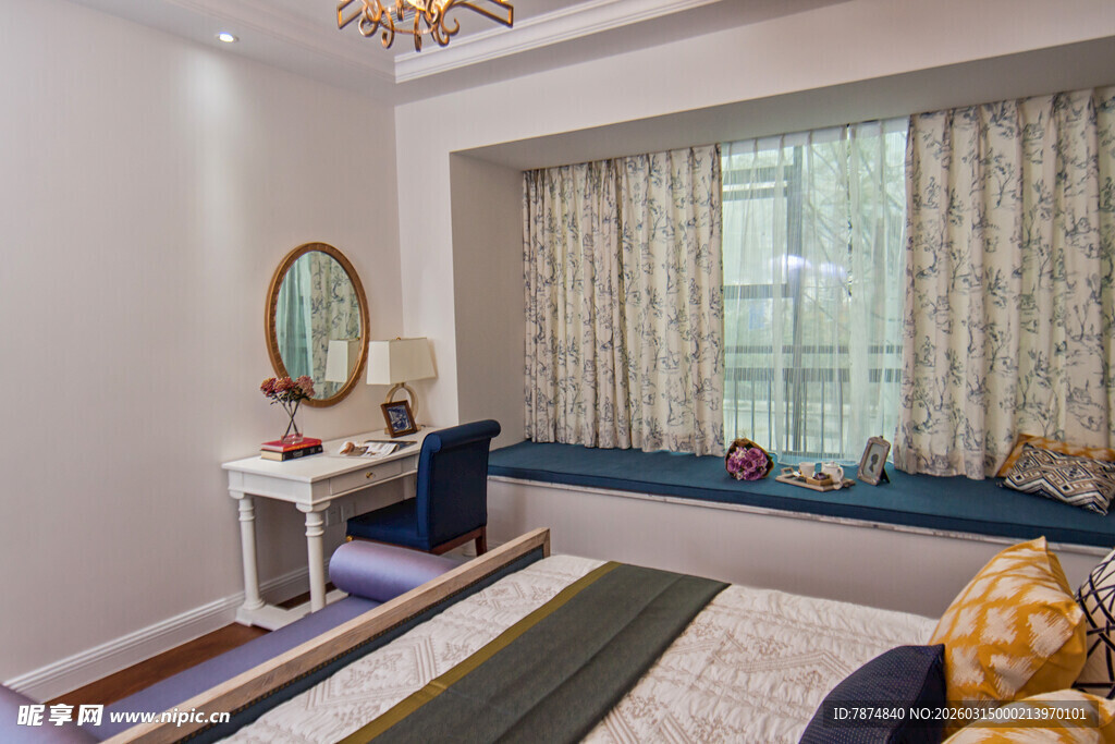 现代简约风卧室温馨角落