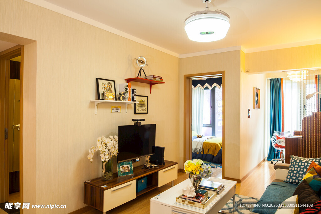 温馨客厅家居场景展示