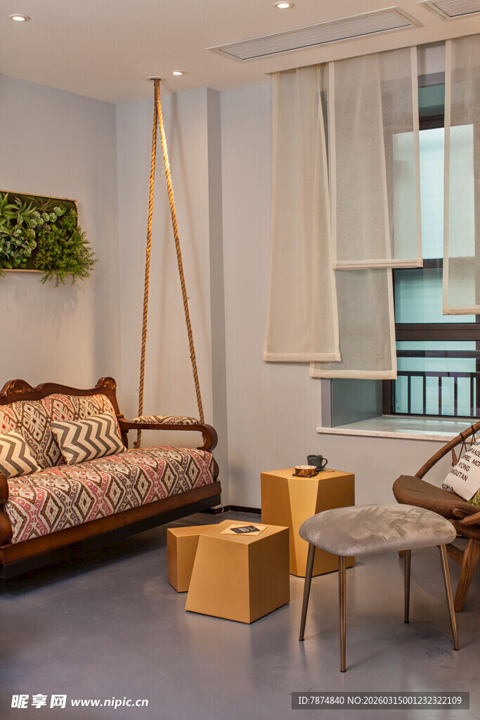 现代简约风舒适客厅一角