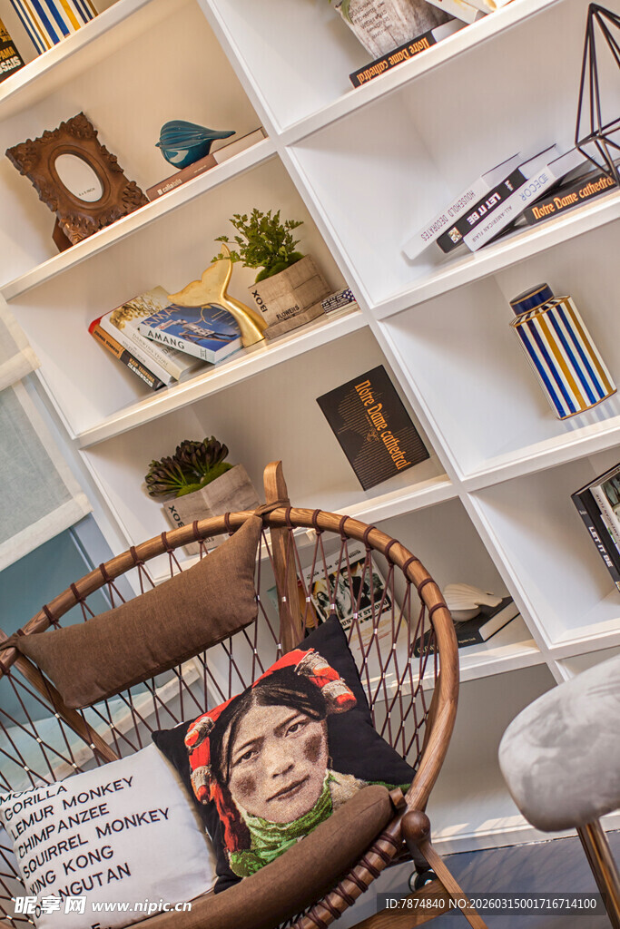 温馨舒适的室内休闲角落