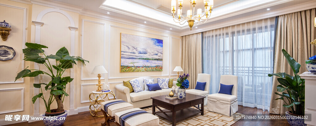 现代简约风格客厅室内景