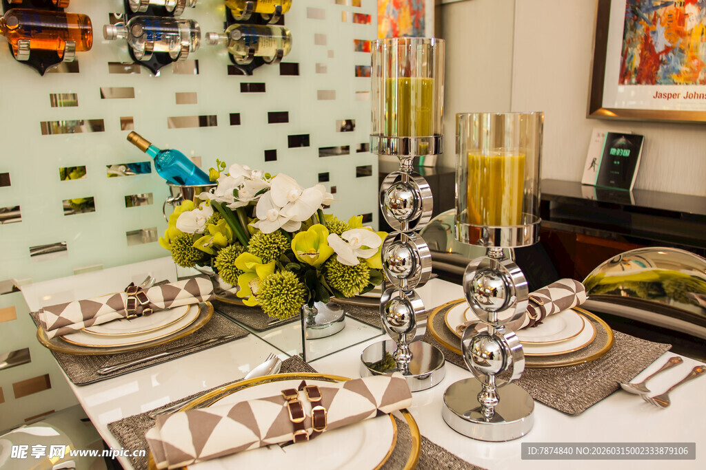 精致餐桌布置 尽显优雅