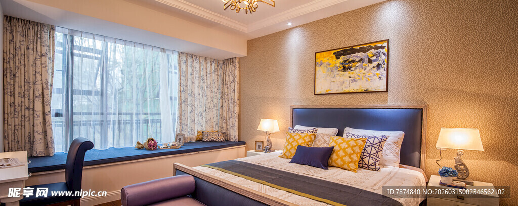 豪华卧室 尽显舒适与格调