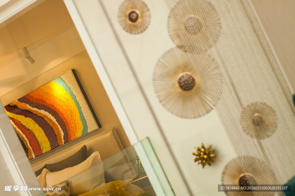 室内装饰之独特圆形挂件