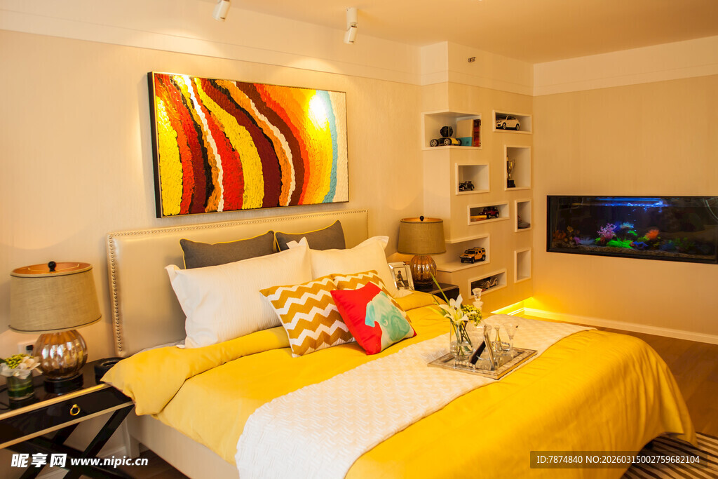 温馨多彩卧室布置展示