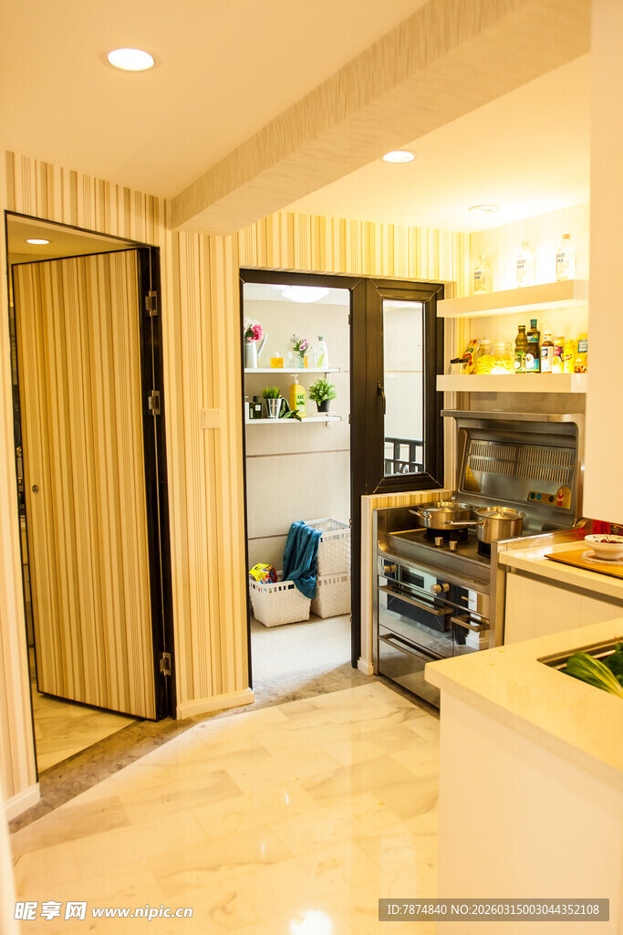 现代简约风格开放式厨房