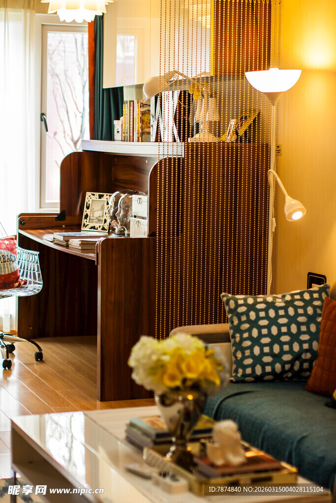 温馨客厅家居装饰场景