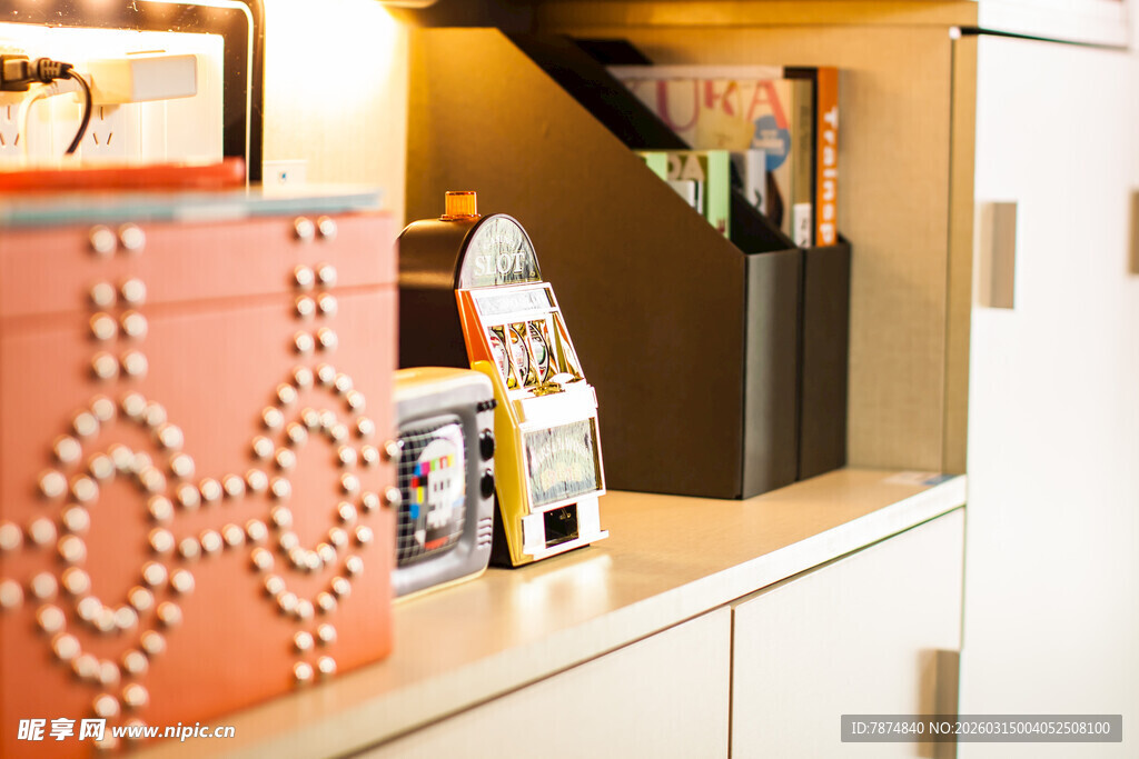 厨房台面收纳小物展示