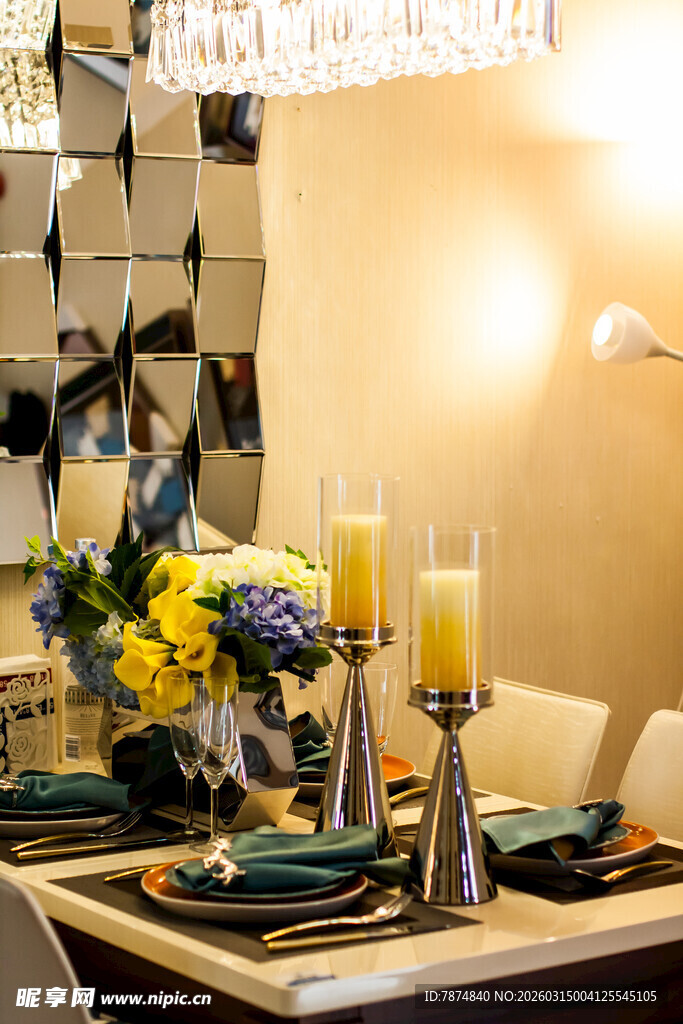 精致餐桌布置 尽显优雅