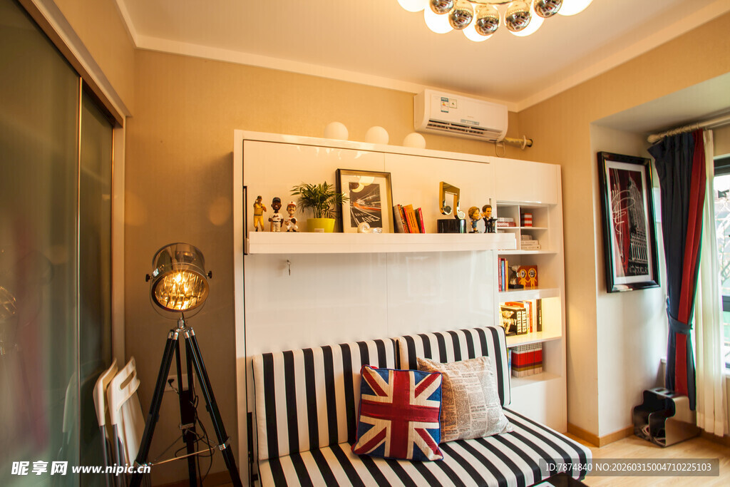 简约风客厅一角展示