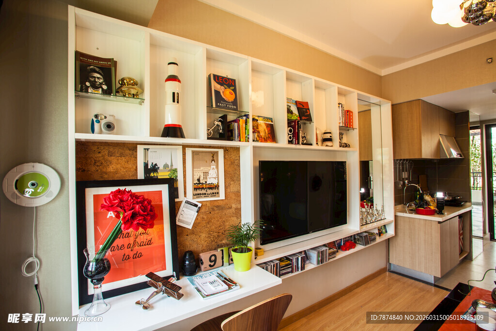 现代风客厅家居装饰展示