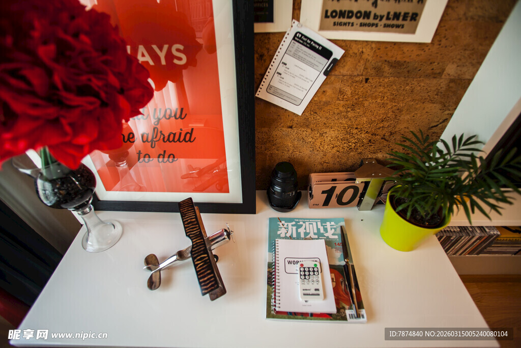 复古风桌面摆件组合