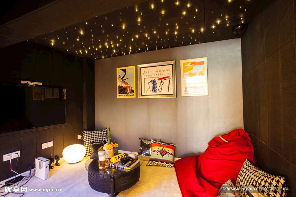 温馨舒适的室内休闲角落