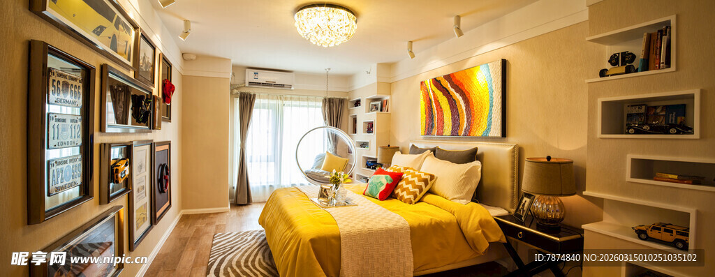 温馨儿童房 多彩梦幻空间