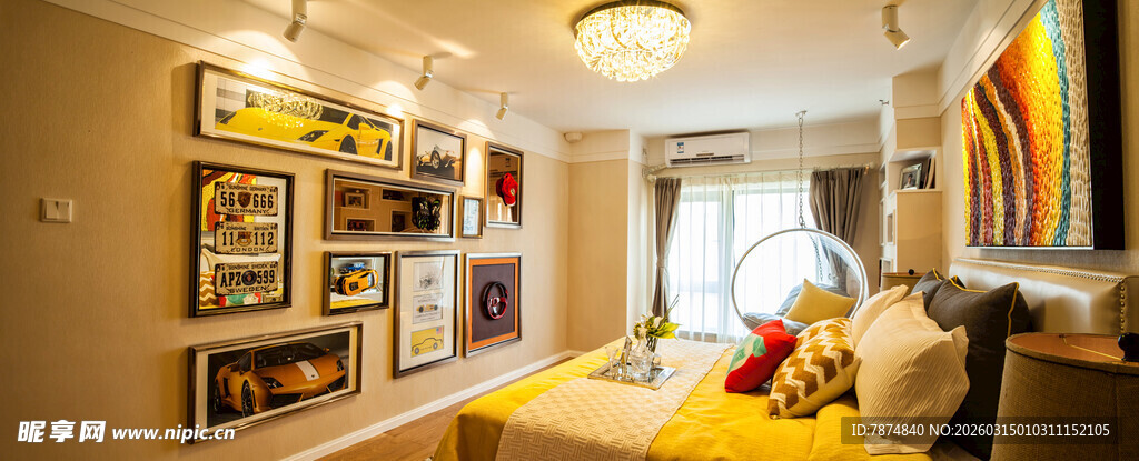 温馨多彩的儿童房布置