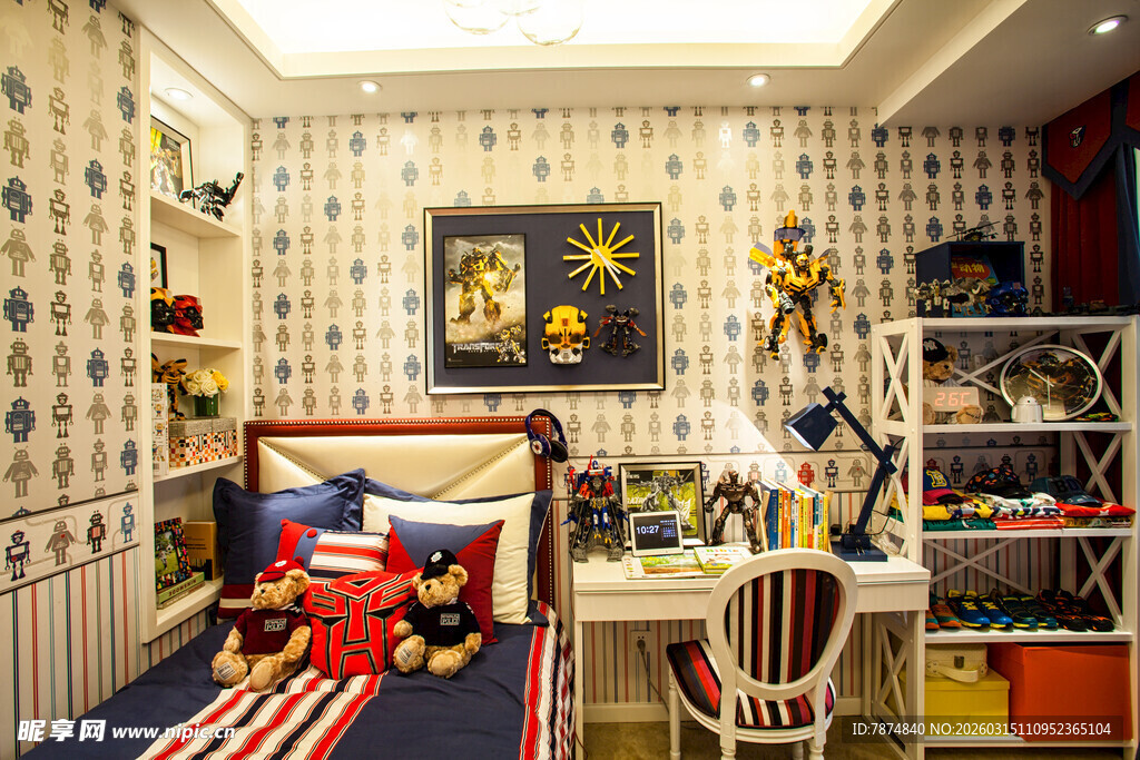 儿童房温馨童趣装饰设计