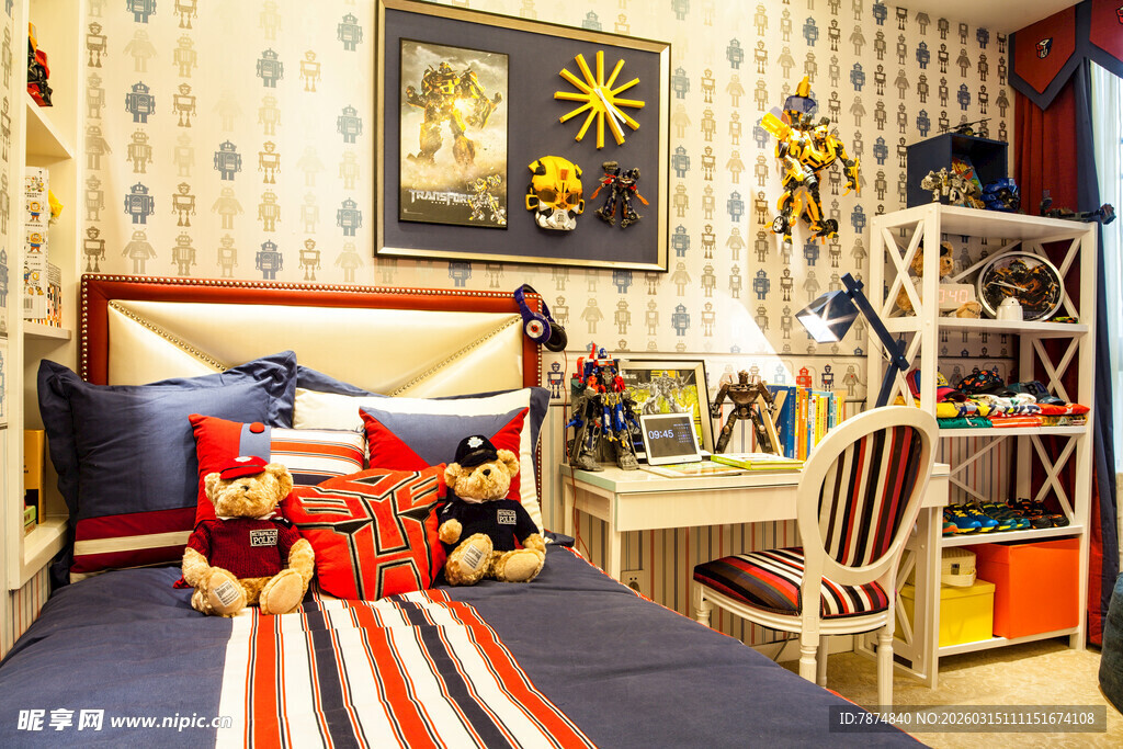 童趣满满的儿童房布置