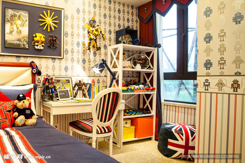 儿童房温馨布置展示