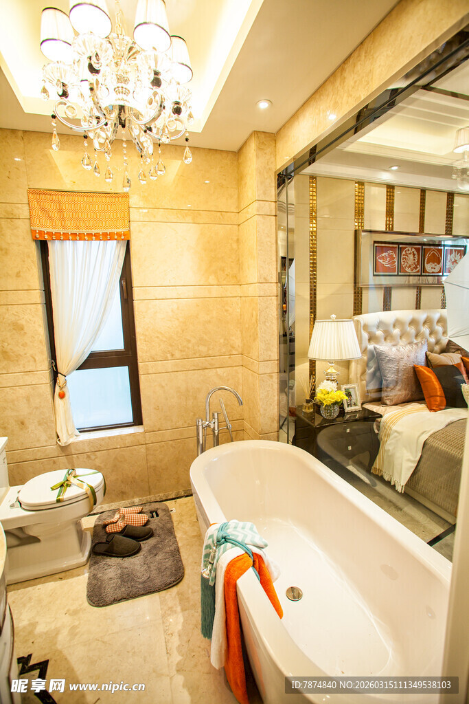 豪华浴室设计展示