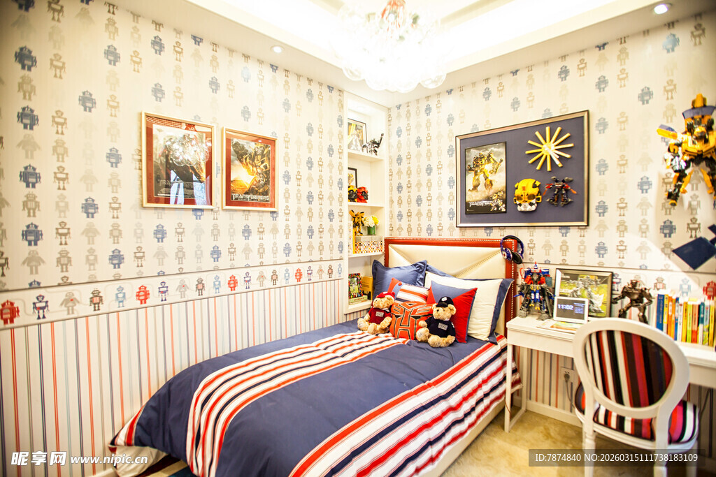 儿童房温馨布置展示