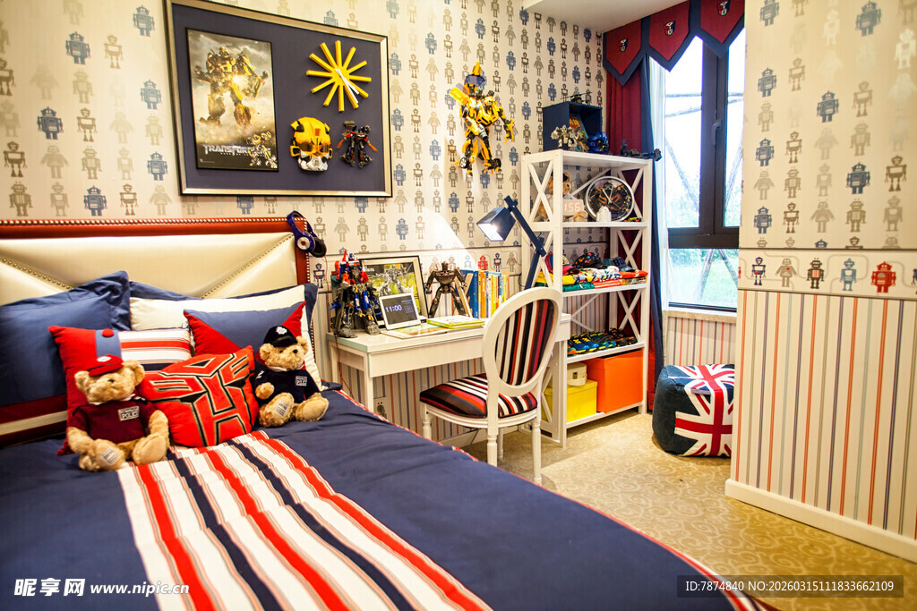 儿童房 多彩家具与趣味装饰