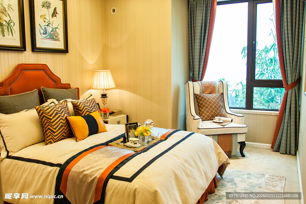 温馨雅致卧室 尽显舒适氛围