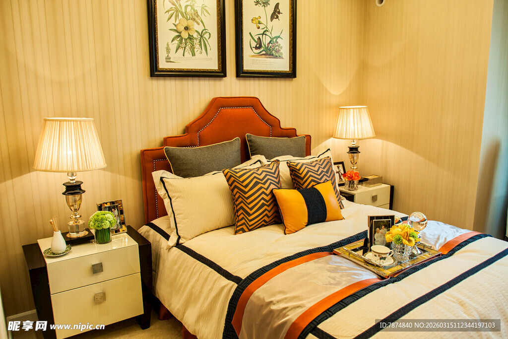 温馨舒适卧室布置展示