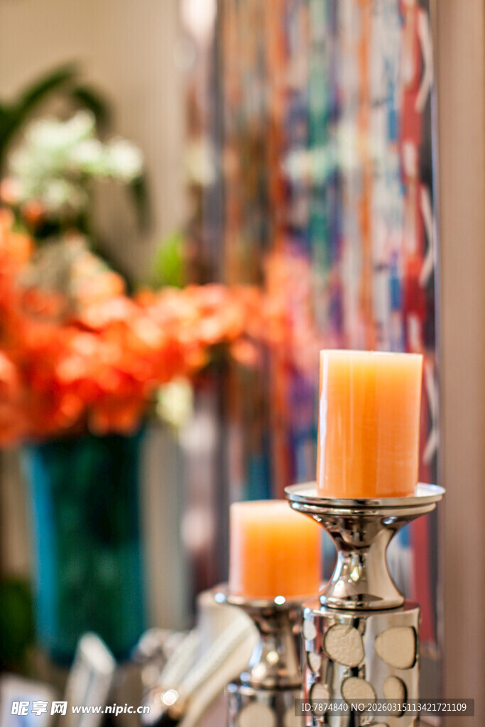 浪漫烛光装饰场景