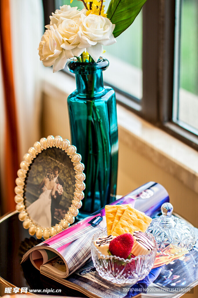 复古风桌面精致摆件组合