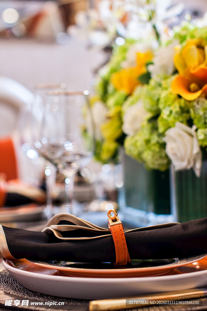 精致餐桌布置 尽显优雅