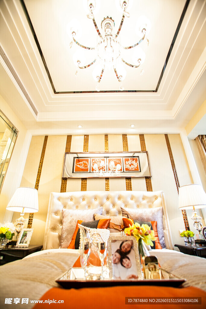 豪华卧室室内装饰展示