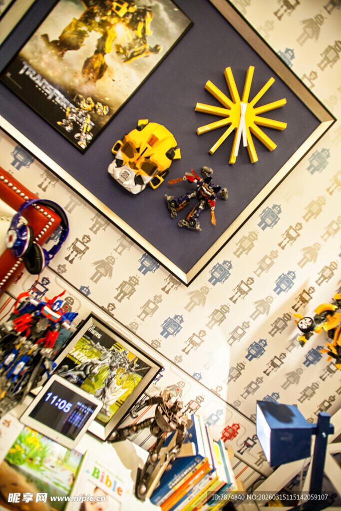 创意手工艺品与照片展示