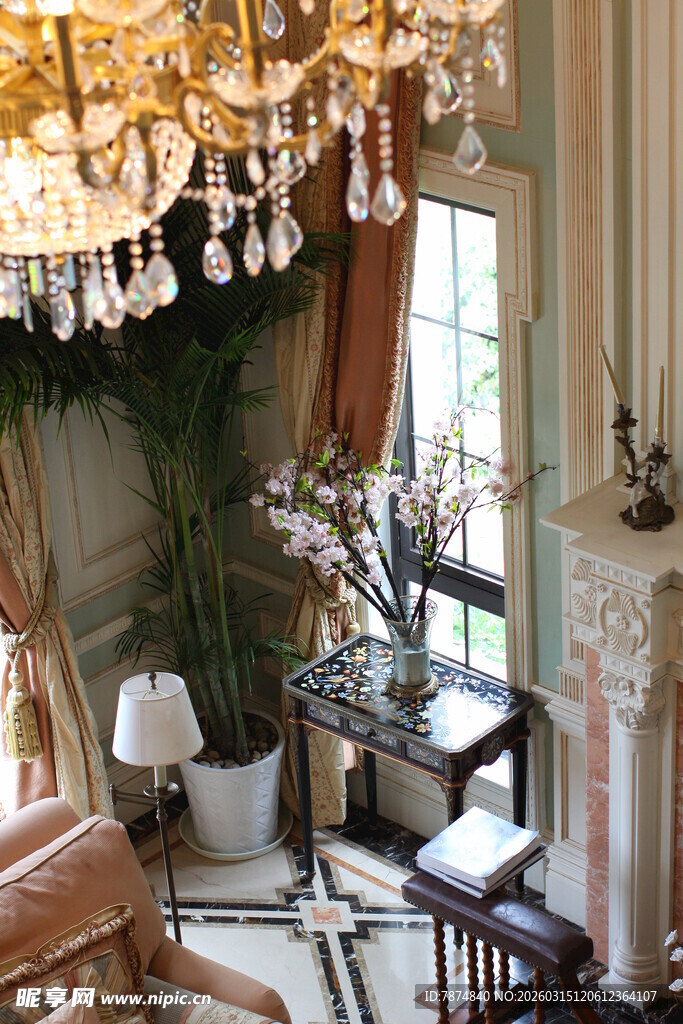 奢华欧式客厅室内装饰