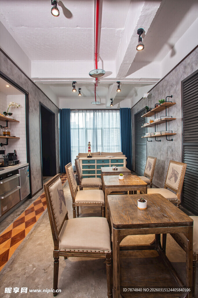 简约风餐厅室内空间展示