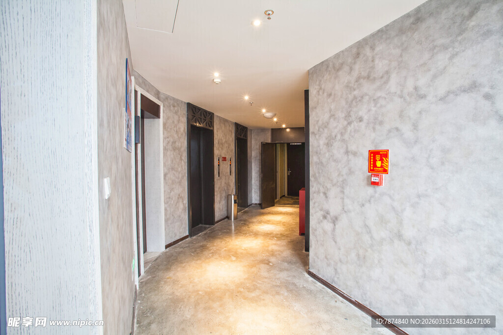 现代简约风格走廊空间